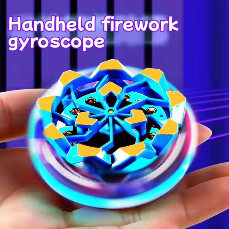 SPARKLING SPINNER TOP | SPARKLING FIDGET SPINNER |DAZLING SPINNING TOP | FIREWORKS GYROSCOPE MANUAL ROTATION TOY