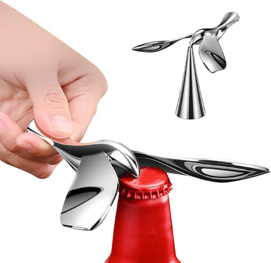 Balancing Bird Bottle Opener |  Creative Bottle Opener |  Flying Bird Bottle Opener |  Multi functional  Balanced Beer Bottle Opener | Desk Balancing Bird |  Luxury Flying Bird Soda, Cider, and Beer Opener