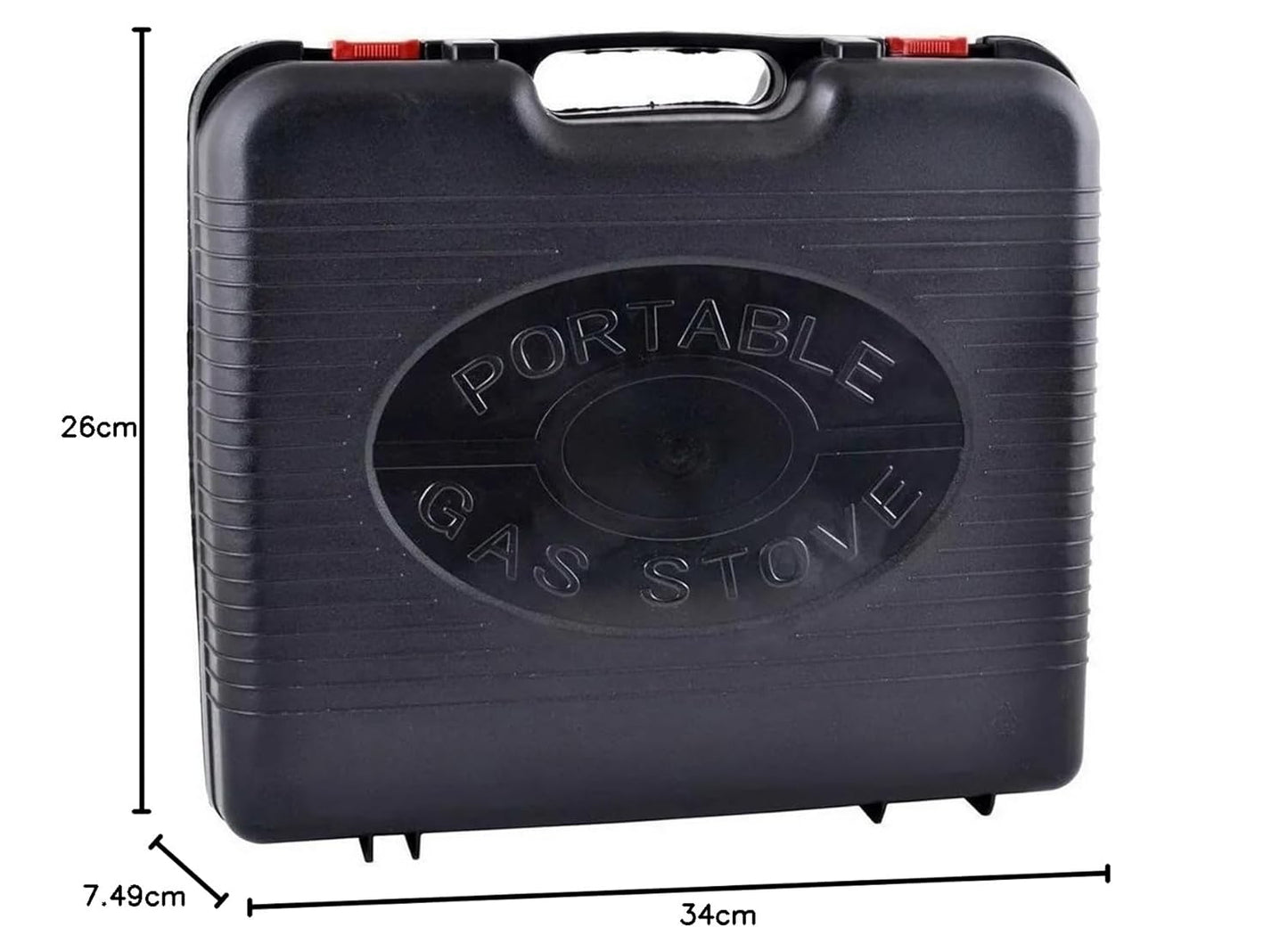 Portable Camping Stove with Carrying Case | 2 In 1  Portable Gas Stove |  Portable Gas Stove |  Gas  Powered Single Burner Stove |  Cooking Gas Chulha |  Portable Propane or Butane Stove | High Power Butane Stove |  Single Burner Butane Stove